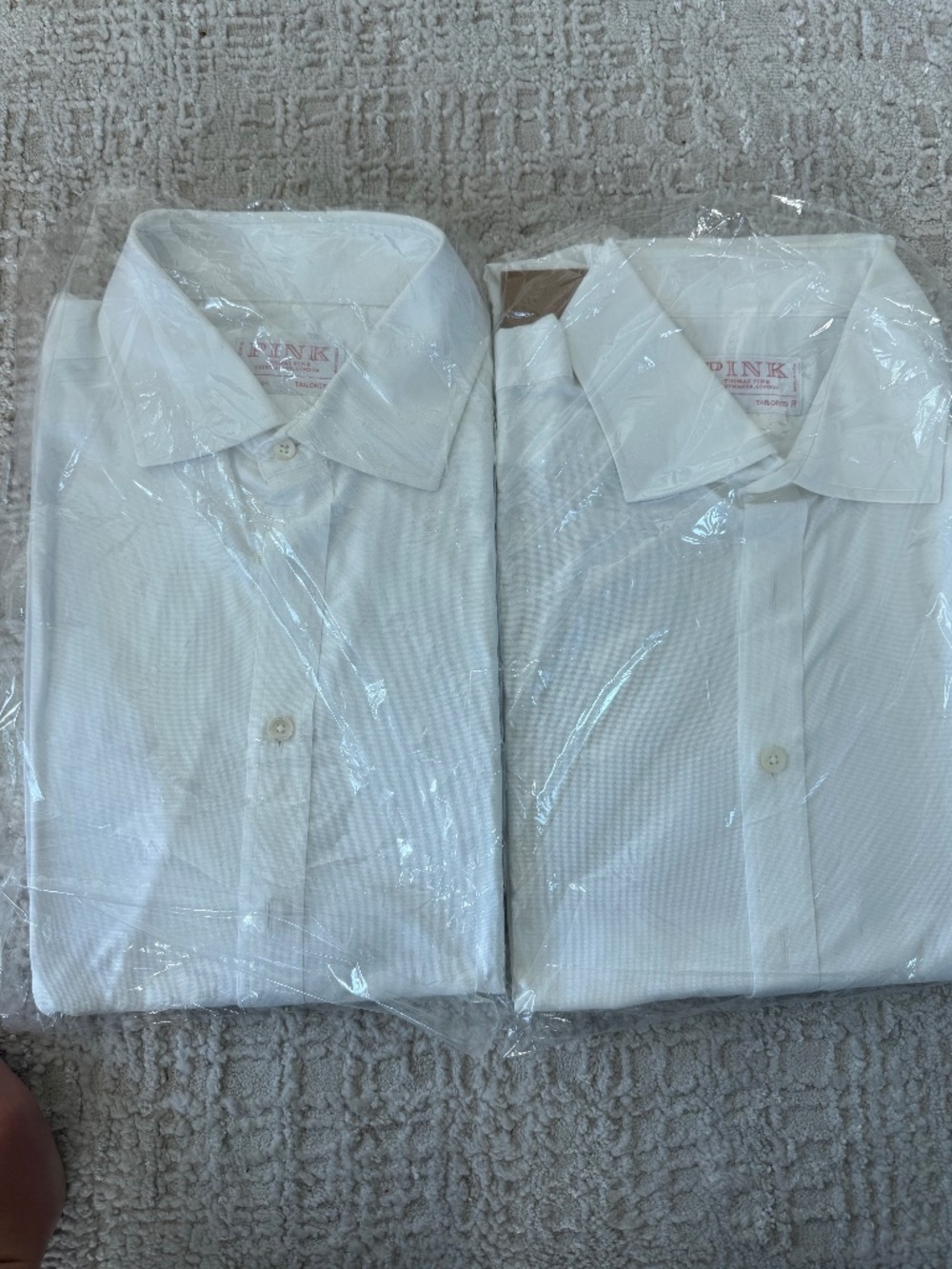 Thomas Pink white tailored button down
